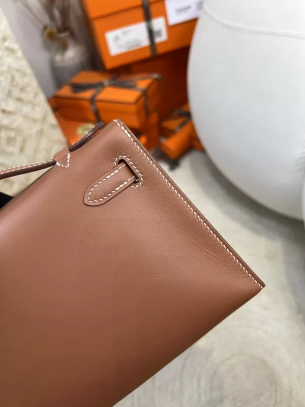 5a879e837e9ee79-jpg Taiwan Hermes Swift 37 Gold Kelly Pochette 22CM Silver Hardware