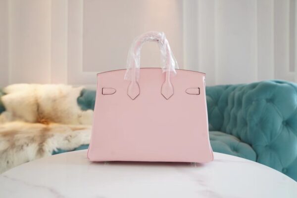 God Factory Bags Hermes Birkin Bag25CM 3Q Rose Sakura Swift Leather Silver Hardware