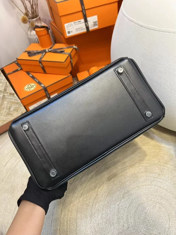 5bd8c66fdd18f33-jpg Hermes Birkin 30CM So Black 89 Noir Box Leather Black Hardware