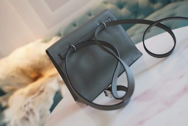 5be9841550e5e0b God Factory Bags Hermes Factory 0L Gris Meyer Kelly Danse22CM Evercolor Leather Silver Hardware