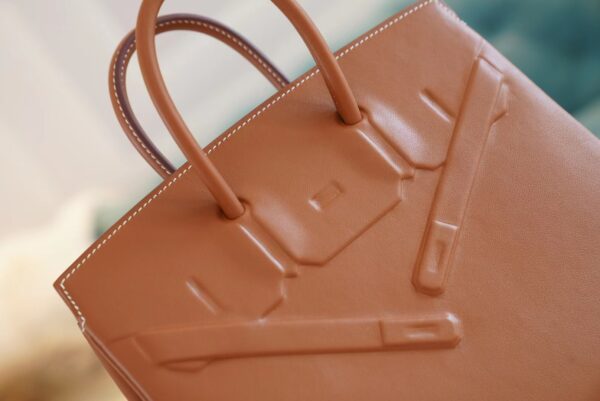 5cea26eb143eaea Fashion God Factory Bags Factory Hermes Birkin25CM Shadow CK37 Gold Swift Leather