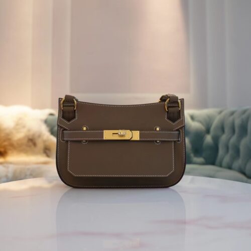 God Factory Bags Hermes Jypsiere Mini CK18 Etoupe Swift Leather Gold Hardware