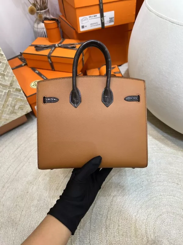 6201b3ebc7222a9-jpg Hermes Birkin Faubourg 20CM 37 Gold Four Leathers Silver Hardware