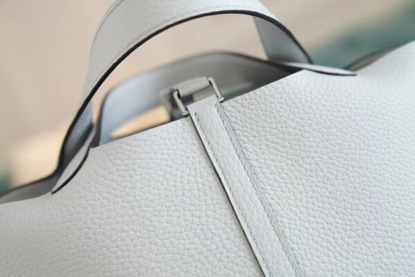 62ff8c9dc4be73d Stock God Factory Bags Hermes Picotin Bag18CM 08 Blue Pale Clemence Leather