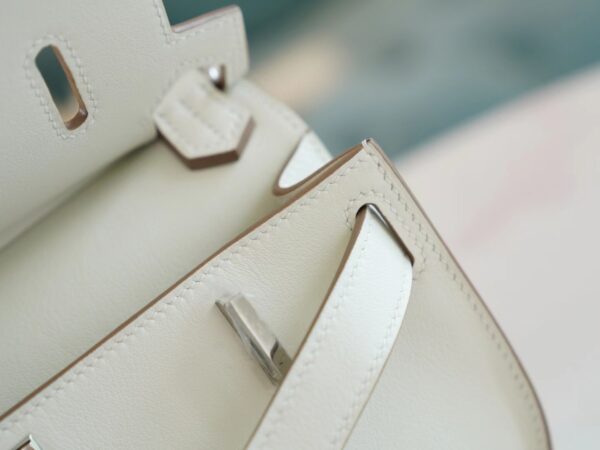 63e41f9f176cbbb Hermes Factory Jypsiere Mini 23CM Swift 0T Mushroom Silver Hardware