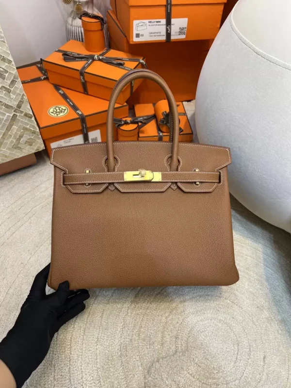 64045455061fcc3-jpg Taiwan Hermes Birkin 30CM 37 Gold Togo Leather Gold Hardware