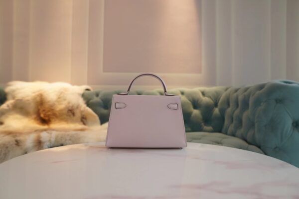 6461b41fe682938 God Factory Bags Hermes 09 Mauve Pale Epsom Leather Mini Kelly 19CM Silver Hardware