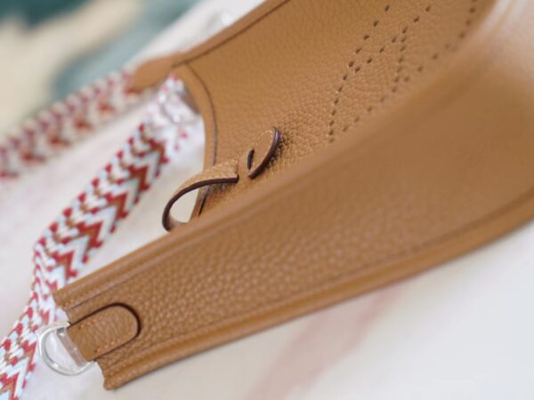 6499f560a7bc6d2 Sale God Factory Bags Hermes Factory Mini Evelyne16CM 0M Chai Clemence Leather