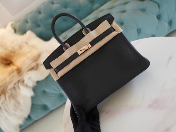 65c43ccdcf7bd85 God Factory Bags Factory Hermes Birkin25CM CK89 Nior Togo Leather Rose Gold Hardware