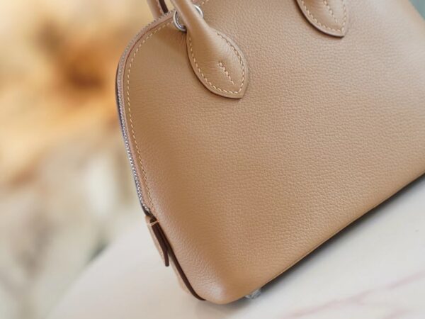 6adab1b00788f21 Discount God Factory Bags Hermes Mini Bolide18CM 0M Chai Evercolor Leather Silver Hardware