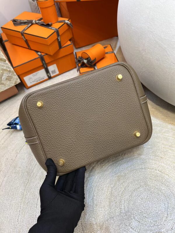 6adf900d3516d66 USA Washington Hermes Picotin 22CM 18 Etoupe TC Leather Gold Hardware