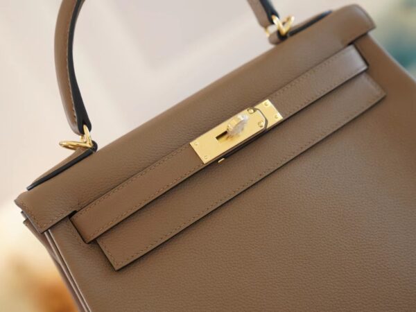6c171cc0a229089 God Factory Bags Hermes Kelly Bag28CM D0 Berge de Weimer Evercolor Leather Gold Hardware