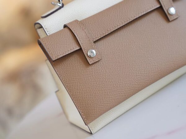 6d5fe3709320abb Wholesale Hermes I2 Nata Epsom Leather Kelly Doll Picto Tote Bag Silver Hardware