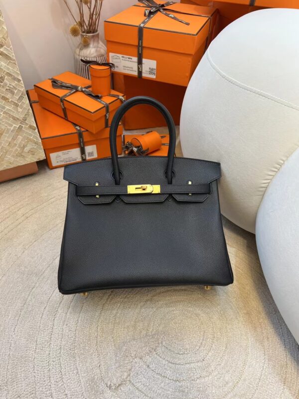 6dec905238440e4-1 Taiwan Hermes Birkin 30CM Epsom Leather 89 Noir Gold Hardware