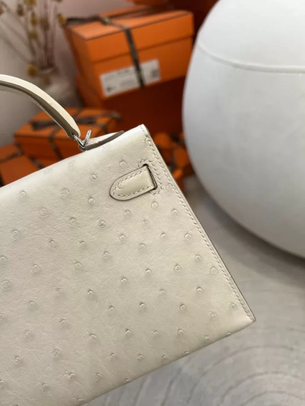 6e6f0b8c2d58b29-jpg Qatar Doha Hermes KK Ostrich Mini Kelly 19CM 3C Parchemin Silver Hardware