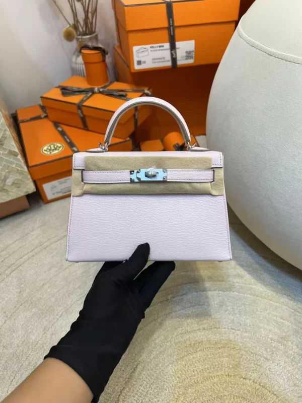 6f284ce0a5073b3-jpg-1 Taiwan Hermes Mini Kelly 19CM Chevre Leather 09 Mauve Pale Silver Hardware