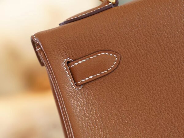 6fc2a896b8f264d God Factory Bags Hermes CK37 Gold Chevre Leather Kelly 32CM Gold Hardware