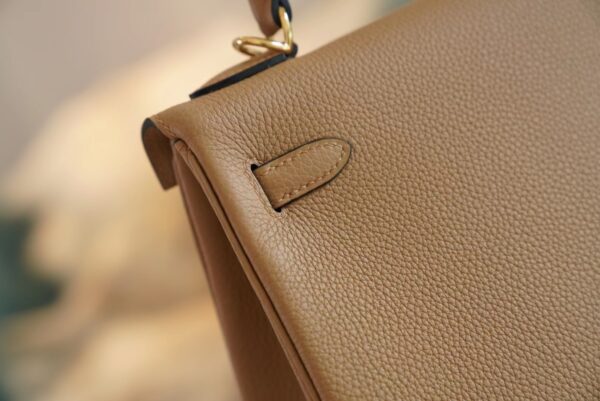 7138c03adea1498 Sale God Factory Bags Hermes 0M Chai Togo Leather Kelly 25CM Tote Bag Gold Hardware