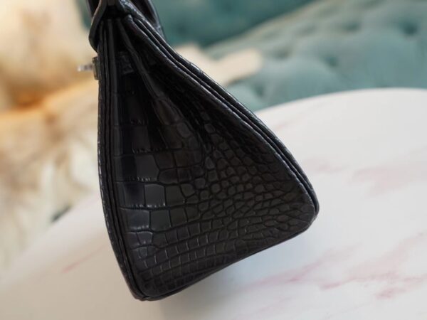 7169d51435ce816 Hermes Shop CK89 Nior Birkin 25CM HCP Matte Alligator Silver Hardware