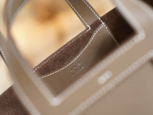 7284277f7050688 God Factory Bags Hermes In The Loop18CM CK18 Etoupe Clemence Leather Gold Hardware