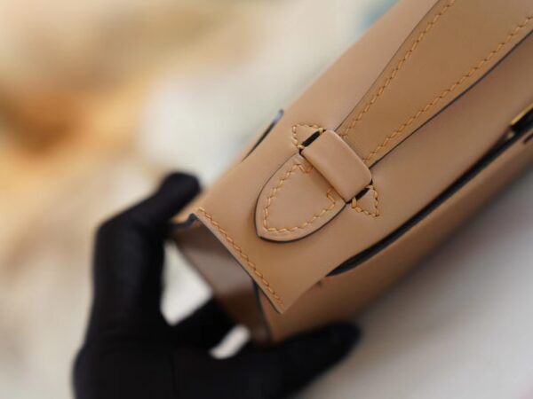 73d5b58b3ea5cf9 Wholesale Hermes Kelly Pochette22CM 0M Chai Swift Leather Gold Hardware