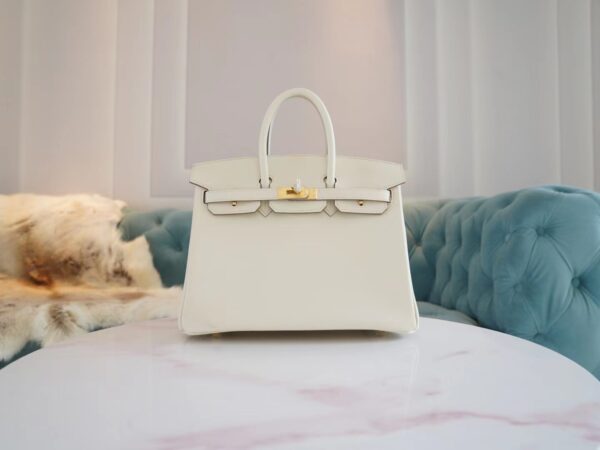 74a820b246ea4d0-1 Full Handmade Hermes Birkin Bag25CM CC10 Craie Jonathan Leather Gold Hardware