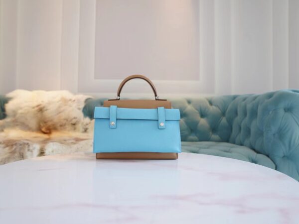 76b3b2a1381eb3e Discount God Factory Bags Hermes Kelly Doll Picto 0M Chai Epsom Leather Silver Hardware