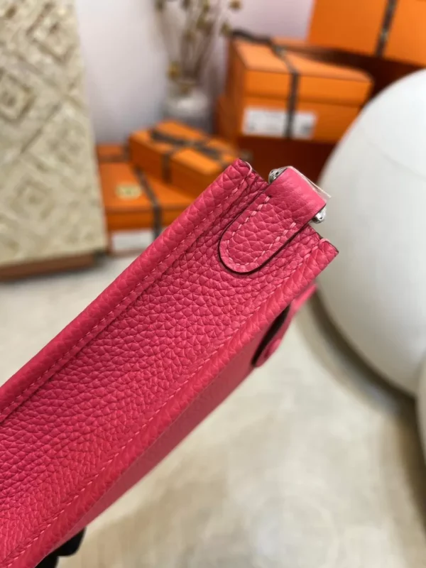77e5801f63227b1-jpg Full Handmade Clemence Leather T5 Rose Jaipur Mini Evelyne 16CM Silver Hardware