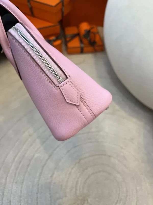 781770d56de8a81-jpg Canada Ottawa Hermes Mysore Chevre Mini Bolide 18CM X9 Mauve Sylvestre Silver Hardware