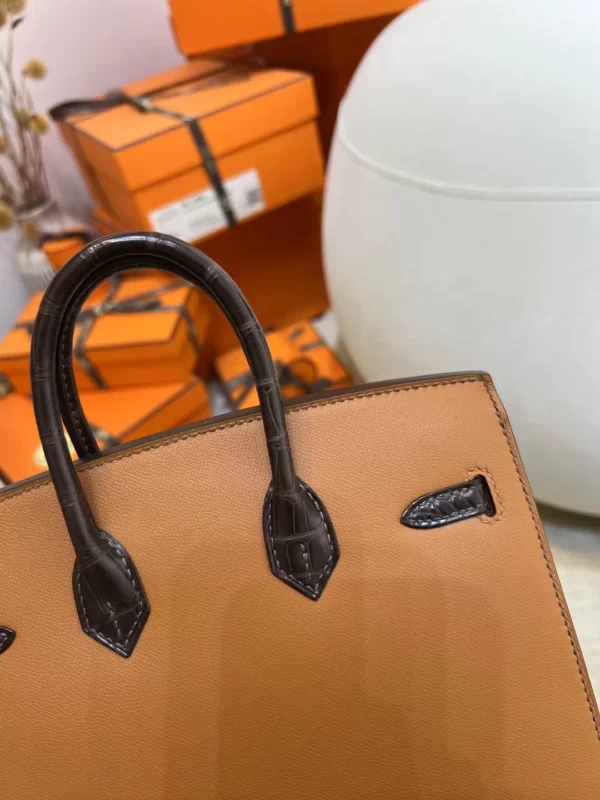 79cd7b110f97d57-jpg Hermes Birkin Faubourg 20CM 37 Gold Four Leathers Silver Hardware