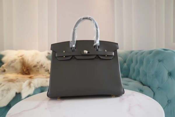 7a2df841fcc4b0f-1 Full Handmade Hermes Birkin Bag30CM 88 Gris Graphite Jonathan Leather Gold Hardware