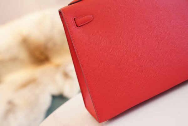 7aa290de5ebcbfc Wholesale Hermes Kelly 25CM Q5 Rouge Casaque Epsom Leather Gold Hardware