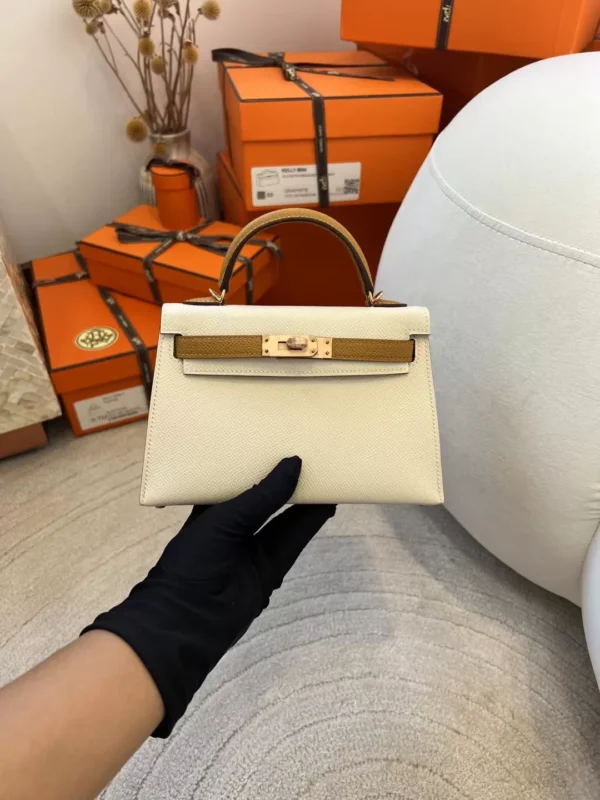 7aa766d01b27f9d-jpg-1 Taiwan Hermes Mini Kelly 19CM Epsom 10 Craie/ 2S Sesame Rose Gold Hardware