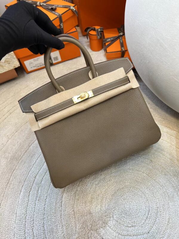 7b727f3bb21bfc6-1 Thailand Bangkok Hermes Birkin 25CM Togo Leather 18 Etoupe Gold Hardware