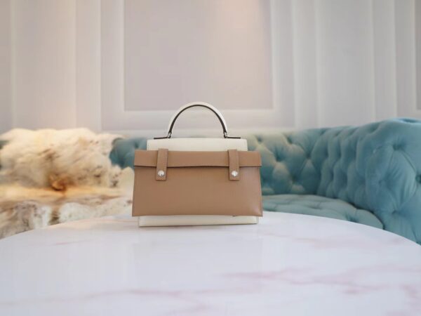 7c3e1ceb7c01e32 Wholesale Hermes I2 Nata Epsom Leather Kelly Doll Picto Tote Bag Silver Hardware