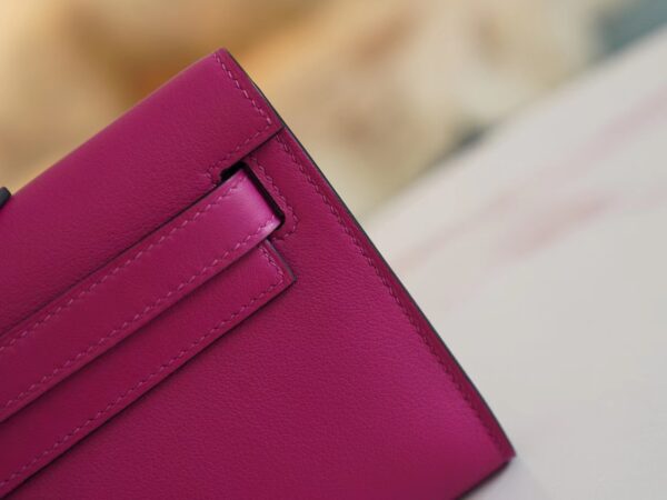 7dfda161e9173f6 God Factory Bags Hermes Swift Leather Kelly Cut 31CM L3 Rose Purple Gold Hardware
