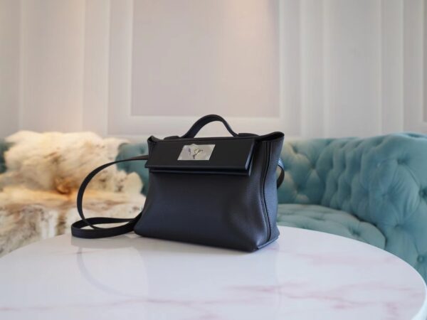 7ea7bc279e52420 Wholesale God Factory Bags Hermes Mini Kelly 24/24 CK89 Nior Evercolor Leather Silver Hardware