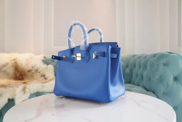 7f4050015fbd41b God Factory Bags Hermes 71 Blue France Jonathan Leather Birkin25CM Gold Hardware
