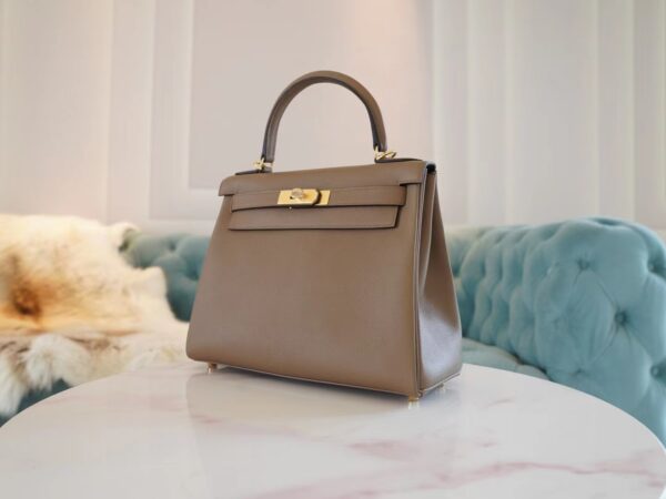 80014a08804bc32 God Factory Bags Hermes Kelly Bag28CM D0 Berge de Weimer Evercolor Leather Gold Hardware