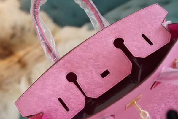 804781201f32fd1 God Factory Bags Hermes 1Q Rose Confetti/E5 Rose Tyrien Epsom Leather Birkin30CM