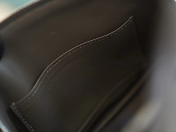 80d7996c36ea96c Discount God Factory Bags Hermes 8F Etain Evercolor Leather Mini Bolide18CM Silver Hardware