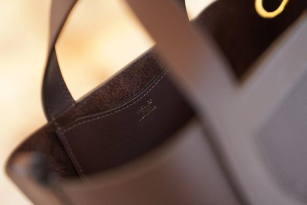 81b6764c9f0e911 Lcmod Factory Hermes 0G Rouge Sellier In The Loop18CM Clemence Leather Silver Hardware