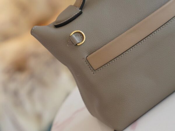 834a72220daaa74 Fashion Hermes Beige De Weimer / Etoupe Mini Kelly 2424 Evercolor Gold Hardware
