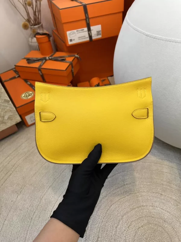 8407c4e5acf7db1-jpg Hong Kong Hermes Jypsiere Mini 23CM Swift 9O Jaune De Naples Silver Hardware