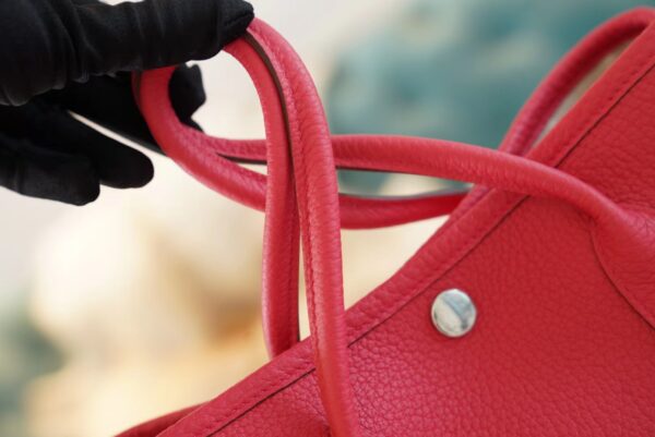 85121c856e554ca God Factory Bags Factory Hermes Garden Party36CM A5 Bougainvller Togo Leather Silver Hardware