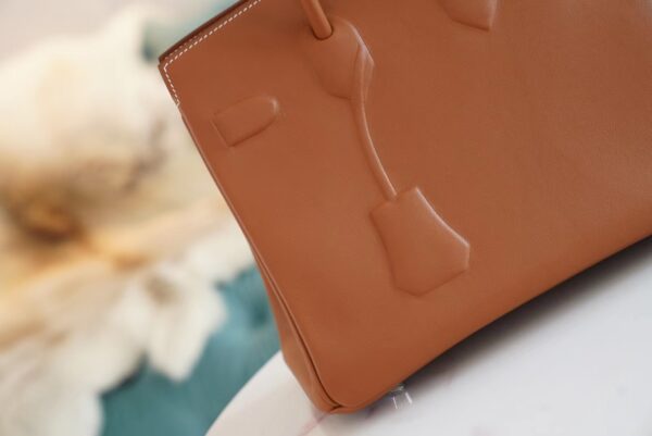 85362a64a9af7da Fashion God Factory Bags Factory Hermes Birkin25CM Shadow CK37 Gold Swift Leather