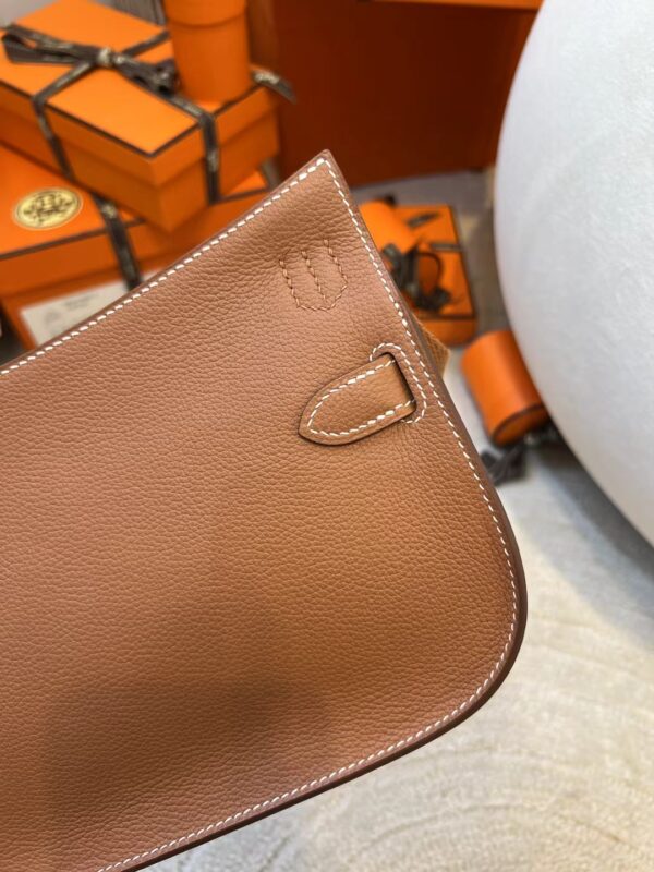 87e9debcd83377d Taiwan Hermes 37 Gold Evercolor Leather Jypsiere Mini 23CM Gold Hardware