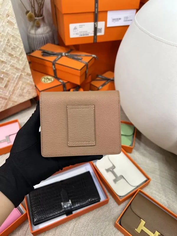 8b1461226af6189-jpg New Arrival Hermes Roulis Slim Wallet Chevre Leather 2J Quebracho Silver Hardware
