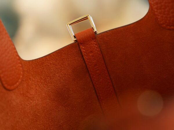 8b164a85214bbbf Hong Kong Hermes Picotin 18CM Clemence 0X Orange Minium Gold Hardware