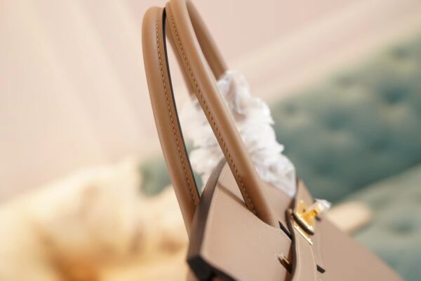 8b563aafce99bc1 God Factory Bags Hermes D0 Beige De Weimer Jonathan Leather Birkin30CM Gold Hardware